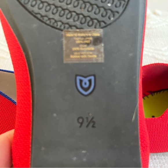 Rothy’s Red Flats Size 9.5 - Picture 10 of 12